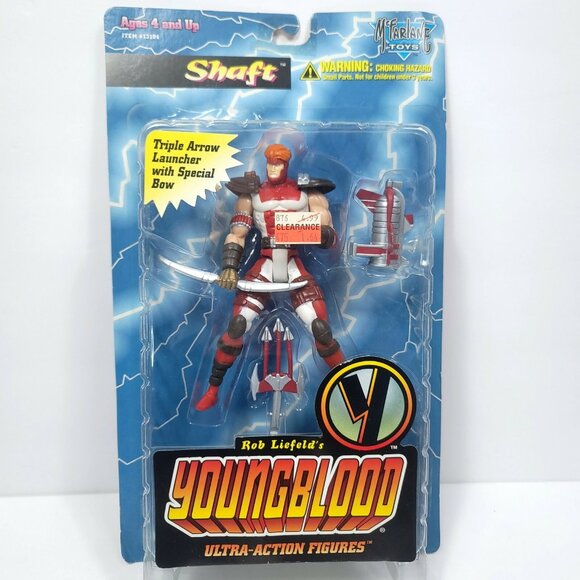 Youngblood SHAFT Ultra-Action Figure 1995 McFarlane Toys Series 1 Sealed NEW - Picture 1 of 6